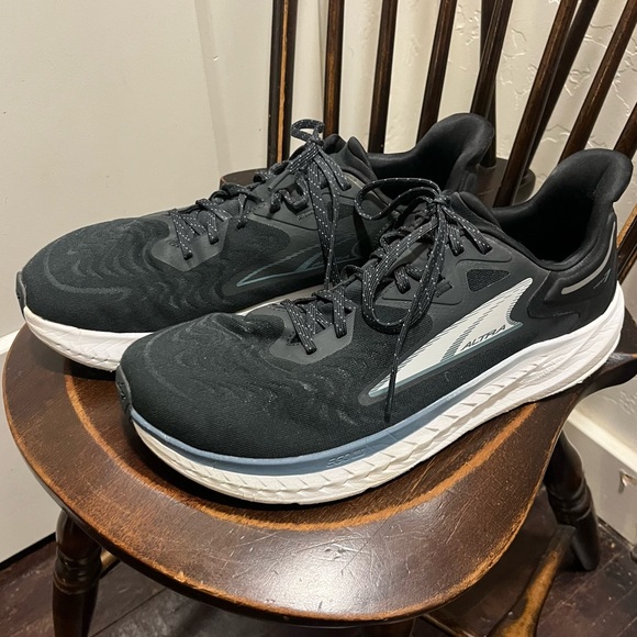 Altra Torin 7 Mens Size 11.5 Black Athletic Running Sneakers Shoes Al0A82C4000 - Picture 1 of 7